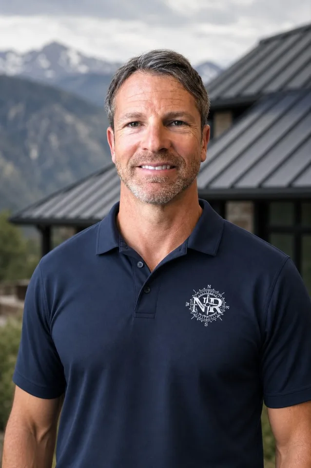 Portrait of Omiah Travis, owner of NorthStar Roofing.